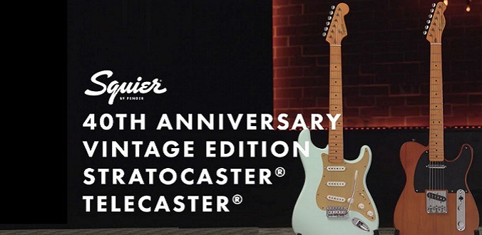 Krótko i na temat - Stratocaster czy Telecaster? Zestawienie na przykładzie gitar Squier 40th Anniversary Vintage Edition.