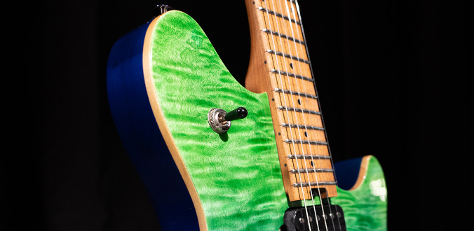 EVH Wolfgang WG Standard Quilt Maple TRANS GREEN - test GC