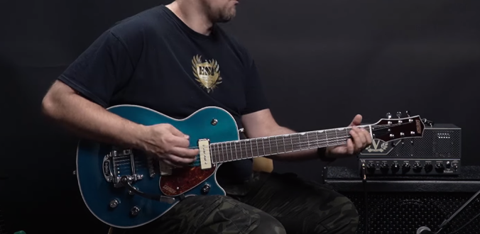 Gretsch G5210T-P90 Electromatic Jet PETROL - test Tomka Andrzejewskiego