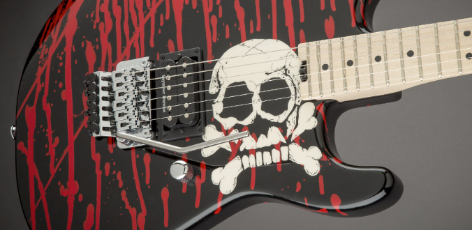 Charvel Warren DeMartini Blood And Skull Pro Mod - test GC