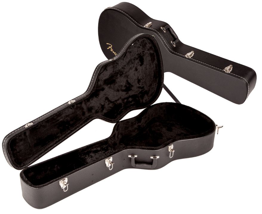 Fender Flat-Top Dreadnought Acoustic Guitar Case Otwarty