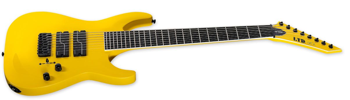 ESP LTD Stephen Carpenter SC-608 Baritone Yellow Korpus