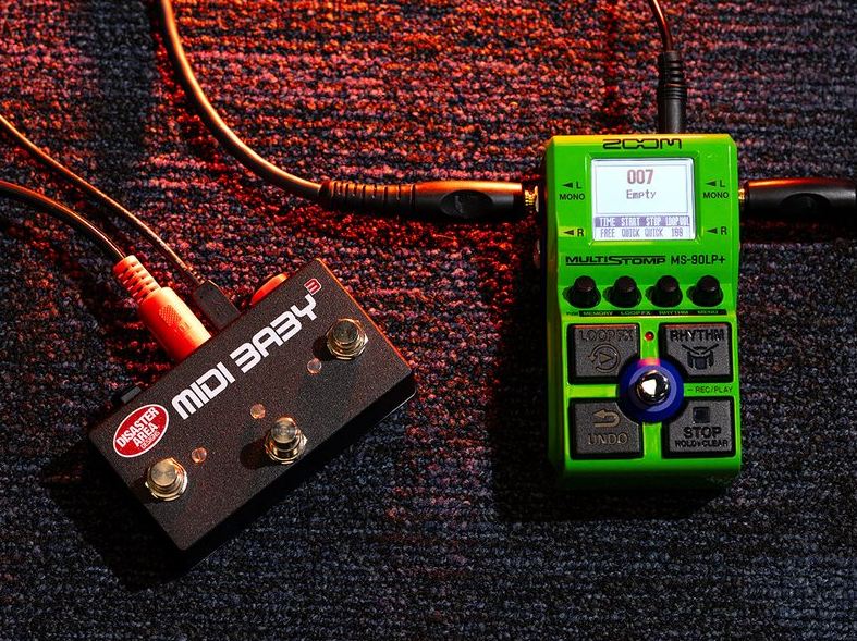 Zoom MS-90LP+ Looper Pedal Z footswitchem