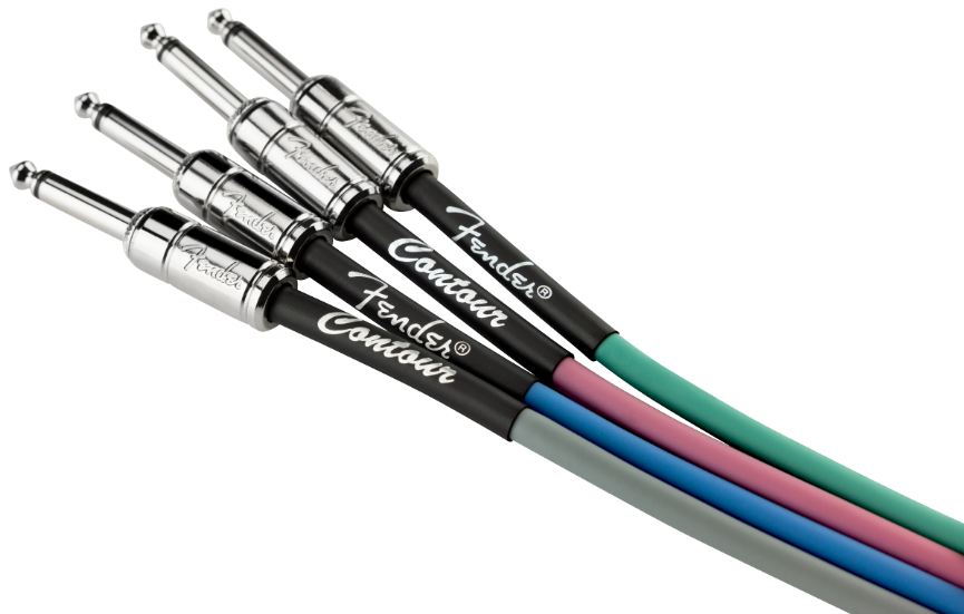 Fender Counter Series Instrument Cables 15’ Kolory