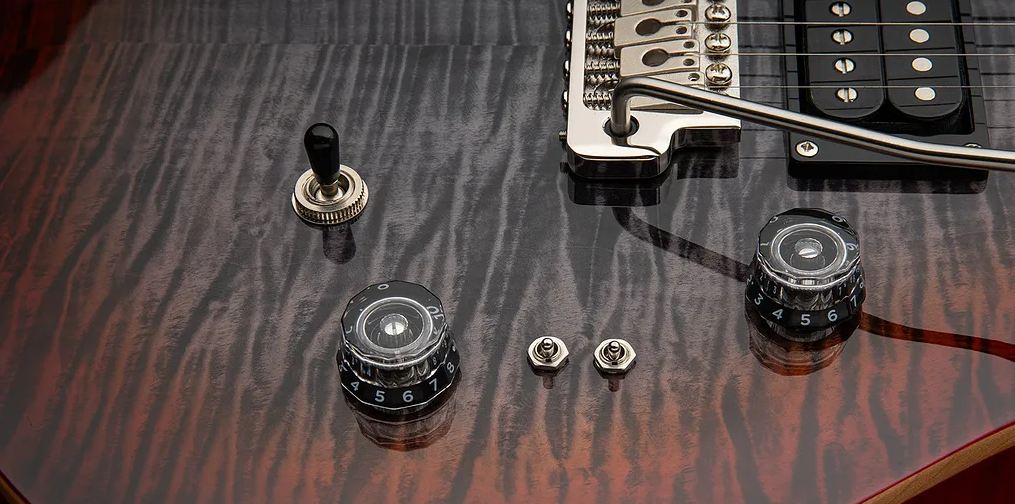 PRS SE Custom 24-08 Charcoal Cherry Burst Kontrola