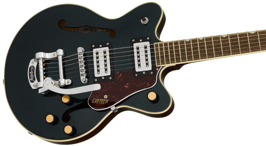 Gretsch G2655T Streamliner Center Block Jr. Double-Cut with Bigsby Cadillac Green Korpus
