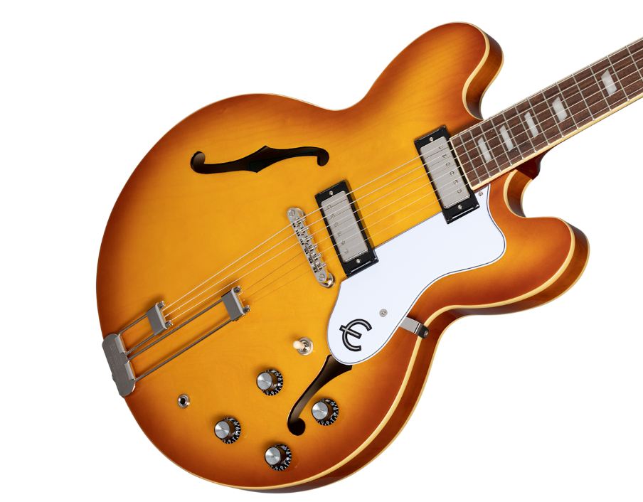 Epiphone Riviera Frequensator Tailpiece Royal Tan Korpus