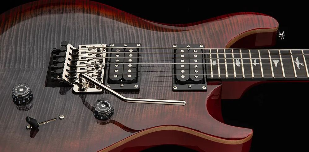 PRS SE Custom 24 Floyd Charcoal Cherry Burst Korpus