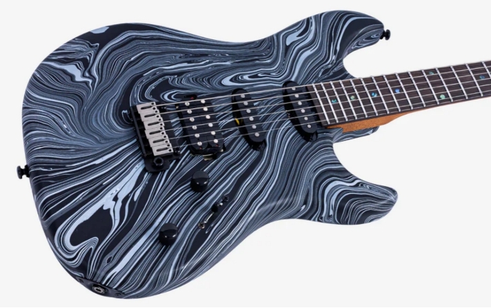 Larry Carlton S7 SW BK Swirl Korpus
