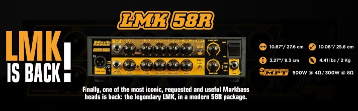 Markbass LMK 58R Head basowy