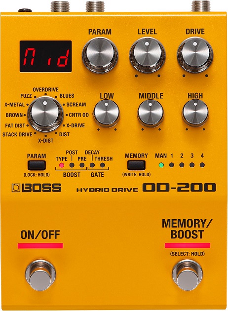 ギター BOSS OD-200 overdrive Boss OD-200 Hybrid Drive - Boss - Kostki - Sklep Guitar Center