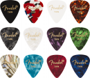 Fender 351 Celluloid Medley Thin 12-Pack