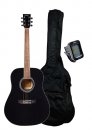 Carter Guitars CAG-8 BK BUNDLE 1
