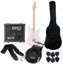 Squier Sonic Stratocaster HT MN AWT Bundle 1