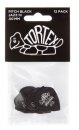 Dunlop 482P 0.50 Tortex Pitch Black Jazz III 12-Pack