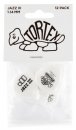 Dunlop 478P 1.14 Tortex White Jazz III 12-Pack