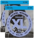 Daddario EXL116 11-52 2-PAK