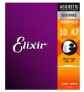 Elixir 11002 NanoWeb Bronze Extra Light 10-47