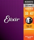 Elixir 11152 NanoWeb Bronze Extra Light 10-47/ 12