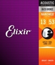 Elixir 11182 NanoWeb 80/20 Bronze HD Light 13-53