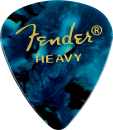 Fender 351 Premium Celluloid Heavy Ocean Turquoise 12 pack