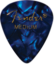 Fender 351 Premium Celluloid Medium Blue Moto 12 pack