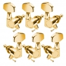 Partsland J01 Schaller 3+3 Komplet Kluczy do Gitary Elektrycznej Gold