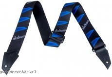 Jackson Strap with Headstock Pattern BLK/BLU