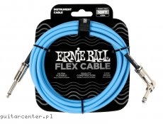 Ernie Ball 6464 Flex Instrument Cable Straight/Angle 10ft Blue 3 m