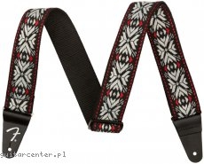 Fender Pasadena Woven Straps Red Snowflake