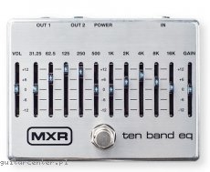 MXR M-108 Silver 10-BAND Graphic EQ