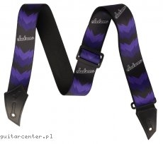 Jackson Strap with Double V Pattern BLK/PUR