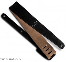 Taylor 2.5 Embroidered Suede Guitar Strap Black