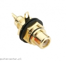 Adam Hall 7635 BLK Gniazdo RCA