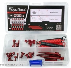 Floyd Rose FRUK1-SS-RD Stainless Steel Hardware Upgrade Kits Red