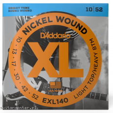 Daddario EXL140-3D 10-52
