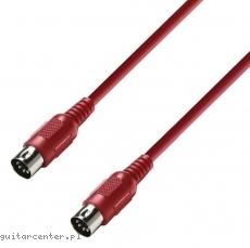 Adam Hall K3MIDI0075 RED Kabel MIDI
