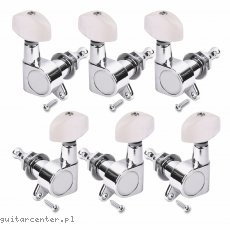 Partsland Schaller Style Acrylic Button Tuner 3+3 CR