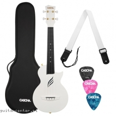 Cascha Carbon Fibre Ukulele Set White