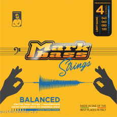 MarkBass 4 Balanced 40-100 Nickel Plated Steel on Sainless Steel