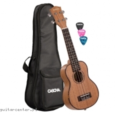 Cascha Premium Mahogany Concert Ukulele Set