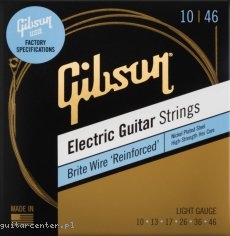 Gibson Brite Wire Reinforced Electric Guitar Strings 10-46