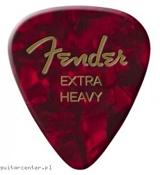Fender 351 Premium Celluloid Extra Heavy Red Moto 12 Pack