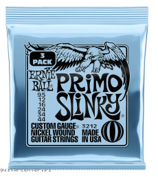 Ernie Ball 3212 Primo Slinky 9.5-44 3-Pack