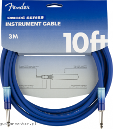 Fender OMBRE Instrument Cable 10ft Blue