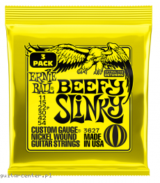 Ernie Ball 3627 Beefy Slinky 11-54 3-Pack