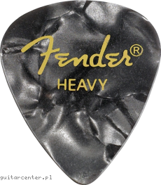 Fender 351 Premium Celluloid Heavy Black Moto 12 pack