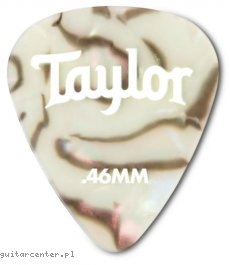 Taylor Celluloid 351 Picks Abalone 0.46mm 12-pack