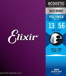 Elixir 11100 PolyWeb Bronze Medium 13-56