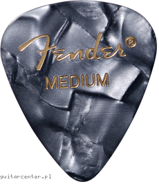 Fender 351 Premium Celluloid Medium Black Moto 12 pack